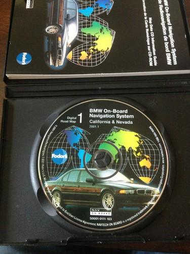 Bmw oem navigation disc cd dvd 2001.1 s0001-0111-103