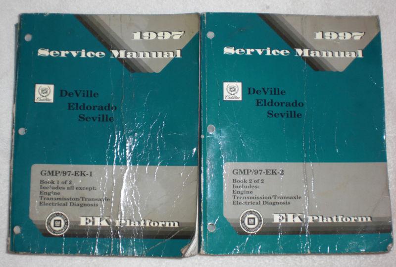97 1997 cadillac deville seville eldorado service shop manual