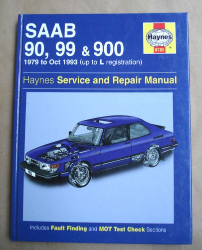 Saab 90, 99 &amp; 900 (1979 - 1993) service and repair manual , haynes (uk)