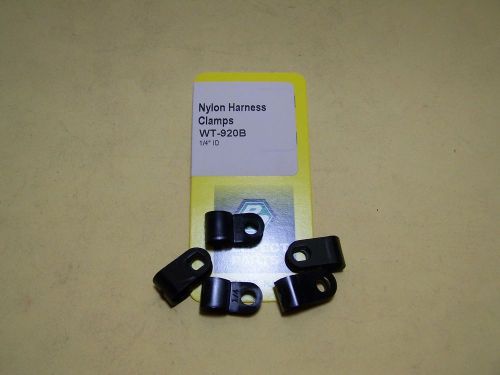 Nylon cable clamp 1/4&#034; id 5/package