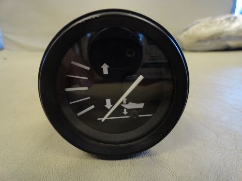 Yamaha trim gauge 2-3/8" black face/ bezel marine boat