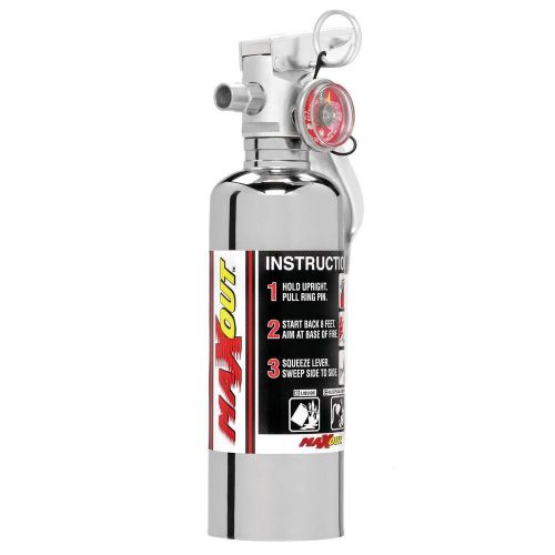 H3r performance maxout fire extinguisher, 1 lb. chrome (mx100c)