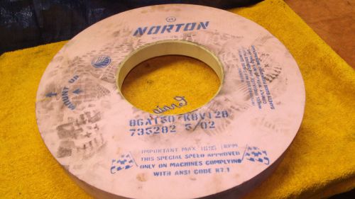 Norton surface grind wheel 20 x 2-1/2 x 8&#034; arbor hole 86a150 k8v128 735282 new