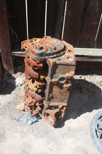 General motors chevy 350 cid bare block core.  3970010 4 bolt main w/ cast crank