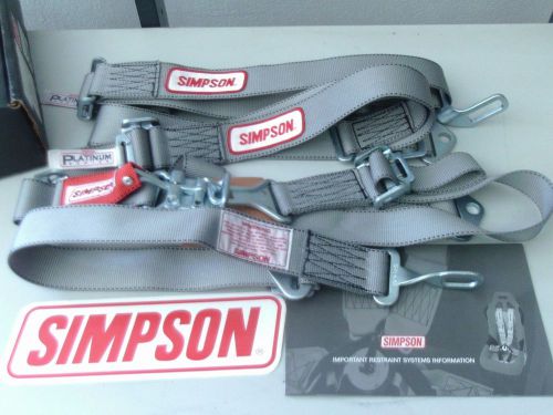 Platinum  5 point simpson racing seat belt harness p/n 29218