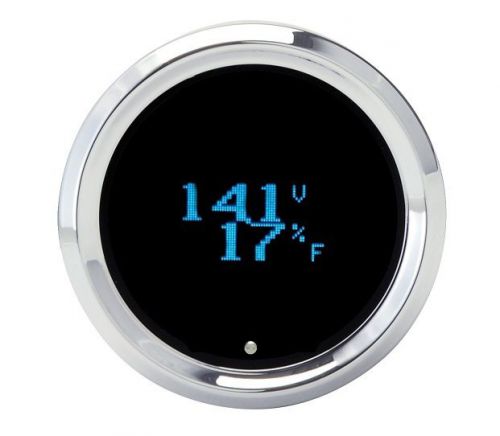 Dakota digital 2-1/16" round multifunction quad gauge blue display slx-40-2  new