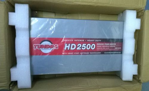 Tundra international hd2500 hd series 2500 watt power inverter dc 12v w/ remote