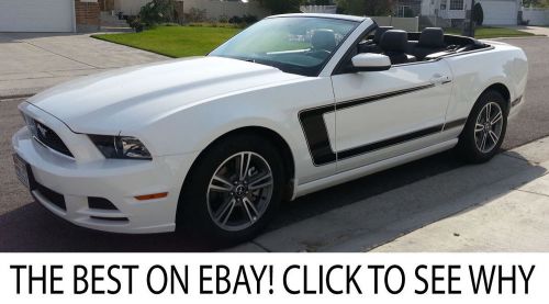 2010-2014 ford mustang c-stripes gt v6 decals graphics boss stickers