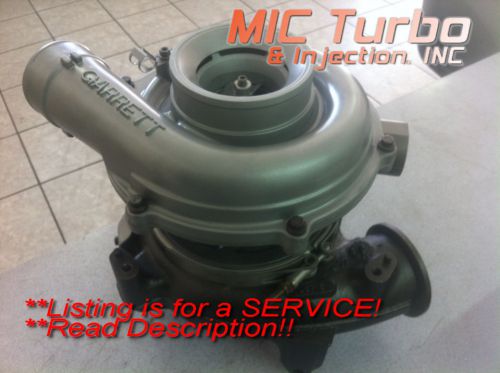Ford 6.0l powerstroke turbo rebuild service  turbocharger gt3782 repair overhoul