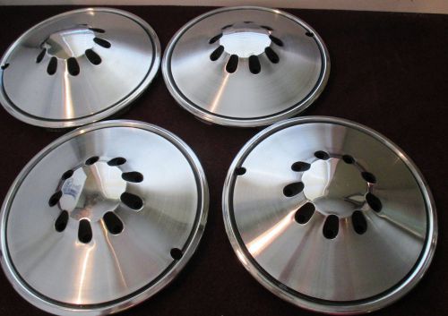 Mopar oem hubcaps plymouth barracuda cuda duster valiant -set of 4-euc
