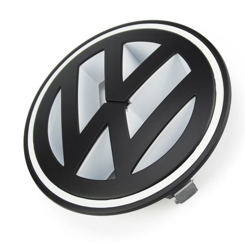 Matt black white front grille grill vw logo emblem for jetta mk5 volkswagen