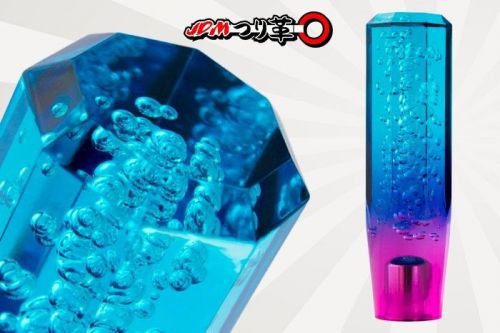 Jdm universal crystal clear bubble shift knob - vip - drift