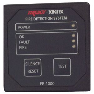 New fireboy-xintex fr-1000-r xintex 1 zone fire detection &amp; alarm panel