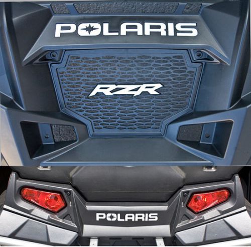 &#039;08-&#039;11 polaris rzr  white vinyl letter combo