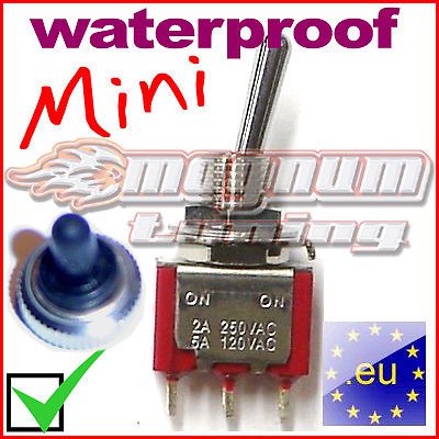 Mini toggle switch waterproof for performance chip 0...250v 3a 10000 switches