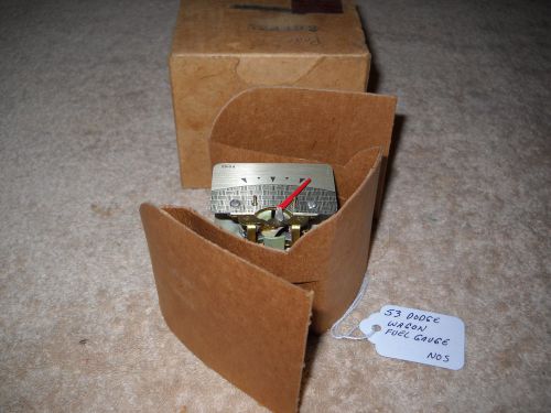 Nos mopar 1953 dodge station wagon gas fuel gauge. nice!