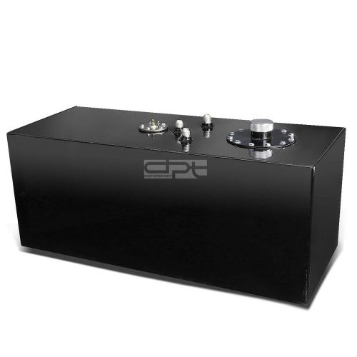 Buy 19 GALLON TOPFEED BLACK COATED ALUMINUM RACING FUEL CELL TANK+CAP+LEVEL SENDER in Rowland