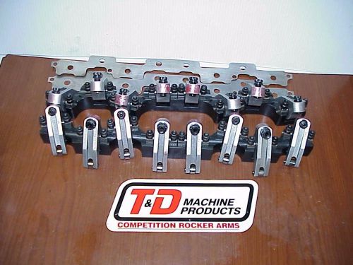 T &amp; d sb2.2 aluminum roller rockers &amp; stands nascar nhra xfinity 1.75-1.85 ratio