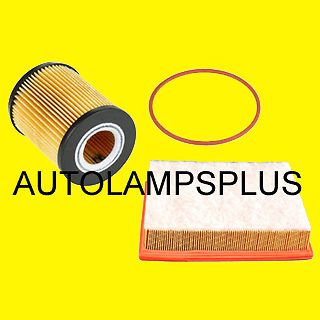 Bmw 325ci 325i 330i x3 z4 oil filter &amp; air filter with foam top mann bosch new