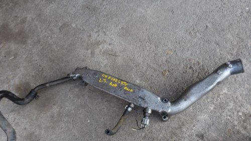 03 04 05 subaru forester 2.5l awd automatic engine water cross over pipe