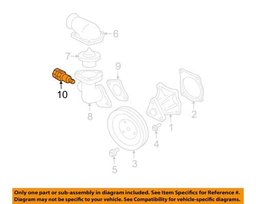 Gm oem-coolant temperature sensor 10096181