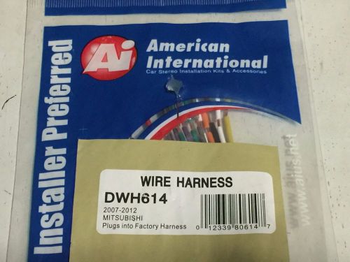 ★ mitsubishi car  wiring harness  adapter plug for aftermarket radio  dwh614 ai
