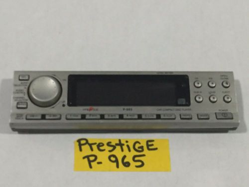 PRESTIGE P965  RADIO FACEPLATE MODEL P-965  TESTED GOOD  GUARANTEED, US $35.00, image 1