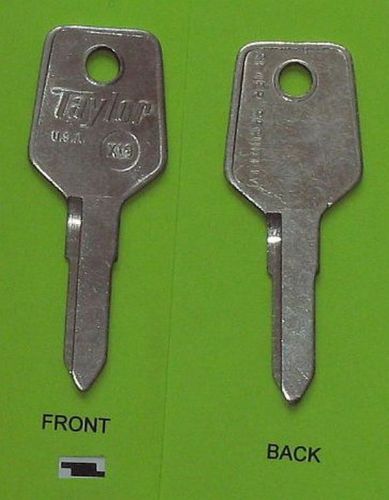 1 honda car secondary key 1972-76 most models, motorcycles key blank x19 / hd40