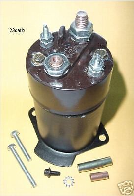 Starter solenoid 24v for case crawler cummins b series gm diesel 360 5.9l 6.2l