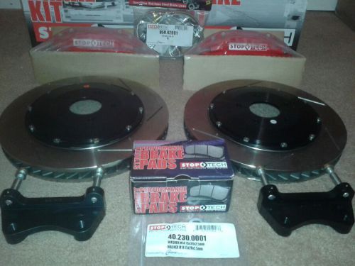 Brand new nissan 350z infiniti g35 stoptech front bbk 14" 355mm rotora brembo