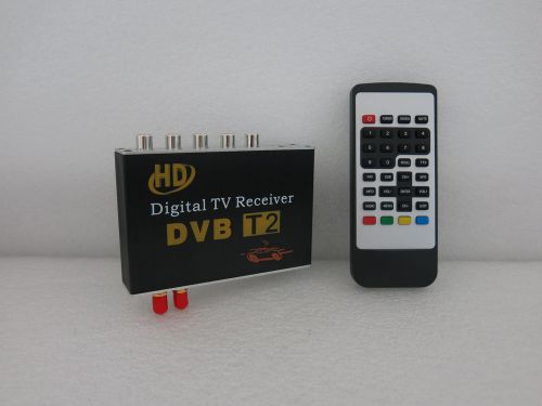 Car tv tuner dvb-t2 mpeg-4 digital tv receiver box for russia israel germany uk
