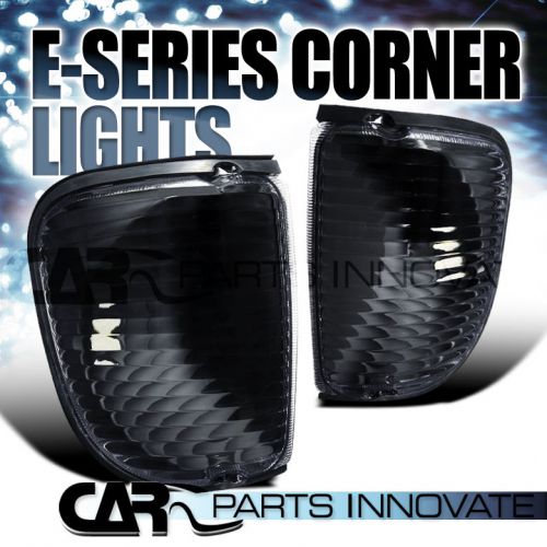 Buy FORD 9207 ECONOLINE VAN TURN SIGNAL CORNER LIGHTS PAIR BLACK in