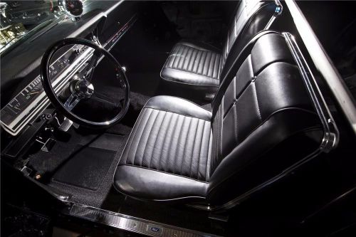 1966 ford fairlane xl seat covering upholstery black new immediate free shipping