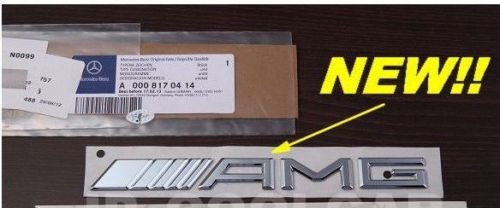 Car badge emblem genuine oem amg 2012 new design for mercedes benz cls63 slk55