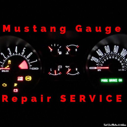 05-08 mustang instrument gauge cluster rebuild/repair service w/ warranty!