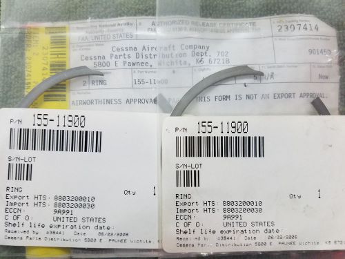 New cleveland part no. 155-11900 snap ring (sold 2 to a package)