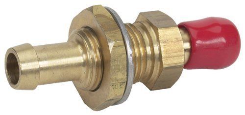 Moeller marine brass 3/8" straight bulkhead fitting