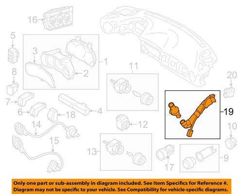 Scion toyota oem 13-15 fr-s cluster switches-aspirator su00302095