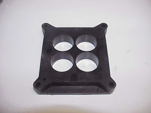 Moroso 1" thick 4 hole holley 4 barrell carburetor spacer nascar imca wissota