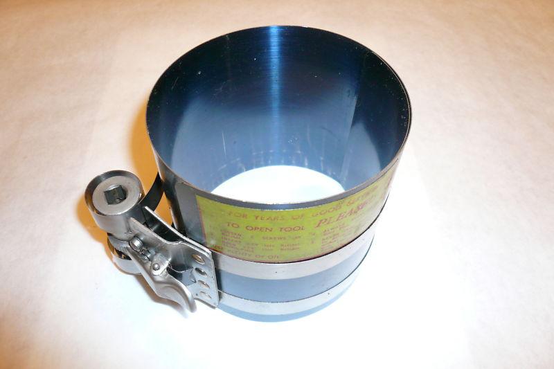 Craftsman vintage ratchet type piston ring compressor - part # 4716