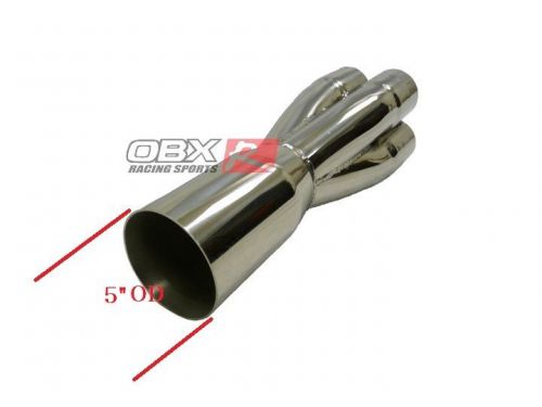 Obx universal  merge exhaust collector 4-1 primary 2.5&#034;id &amp; collector 4.5&#034; od