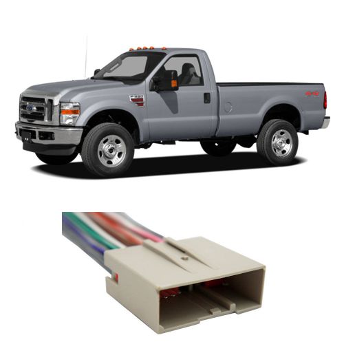 Ford f-350 2005-2010 factory stereo to aftermarket radio harness adapter