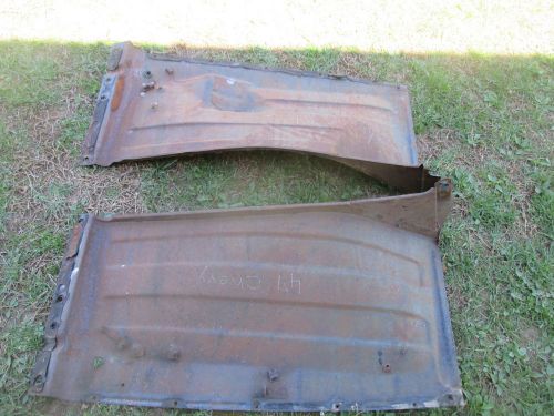 1947 1948  chevrolet sedan rh &amp; lh inner fenders, solid original!