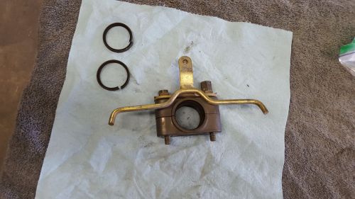 Banshee steering stem clamp with cable stay