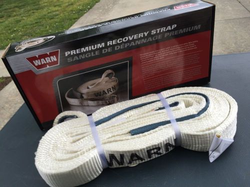 Warn premium tow recovery snatch strap 2&#034; x 30&#039; rated to 14,400 lbs nib