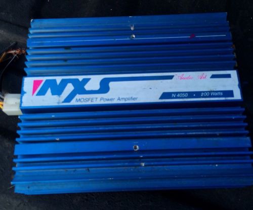 N 4050 nxs amp 200 watt mosfet car stereo sound awesome