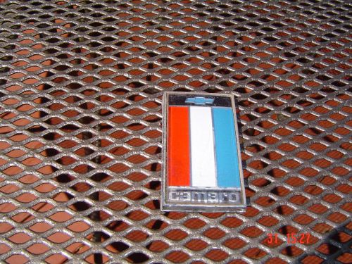 1975 1976 1977 camaro rear trunk emblem assembly red white blue