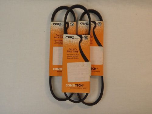 Contitech conti-v multirib serpentine belt pk040233 lot of 3