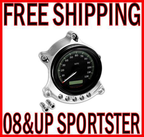 Roland sands rsd speedometer speedo gauge + headlight relocator harley sportster