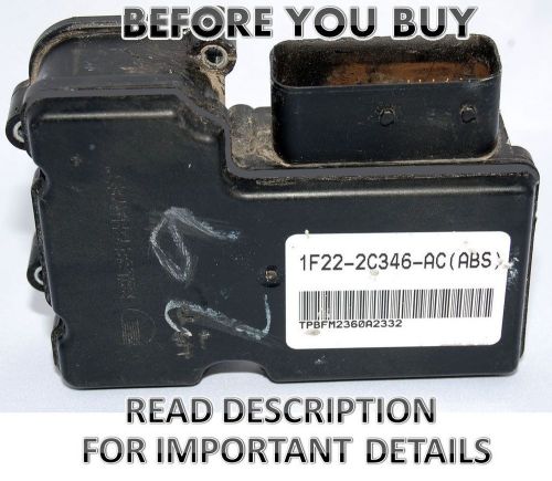 1998 99 2000 01 02 03 ford windstar -   abs pump module repair service